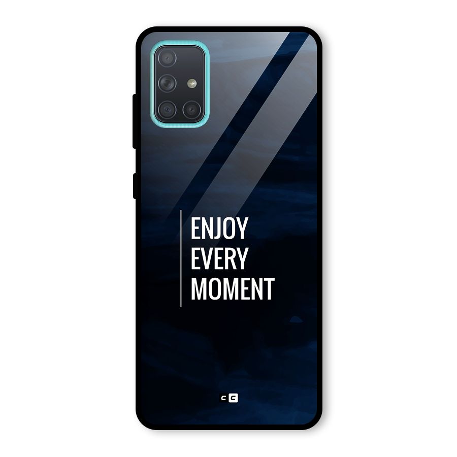 Enjoy Always Glass Back Case for Galaxy A71