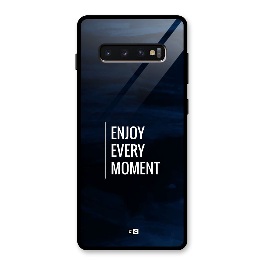 Enjoy Always Glass Back Case for Galaxy S10 Plus