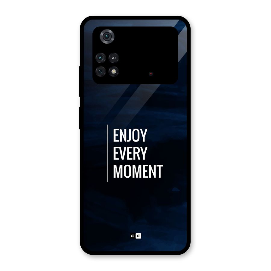 Enjoy Always Glass Back Case for Poco M4 Pro 4G