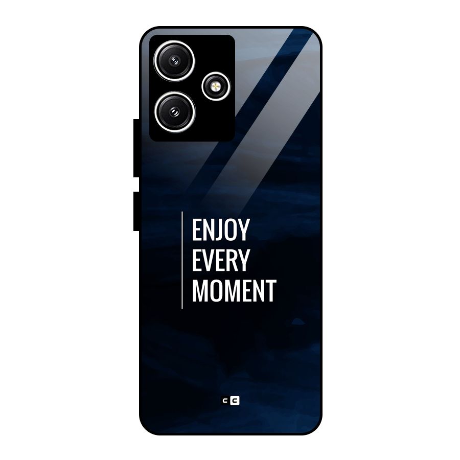 Enjoy Always Glass Back Case for Poco M6 Pro