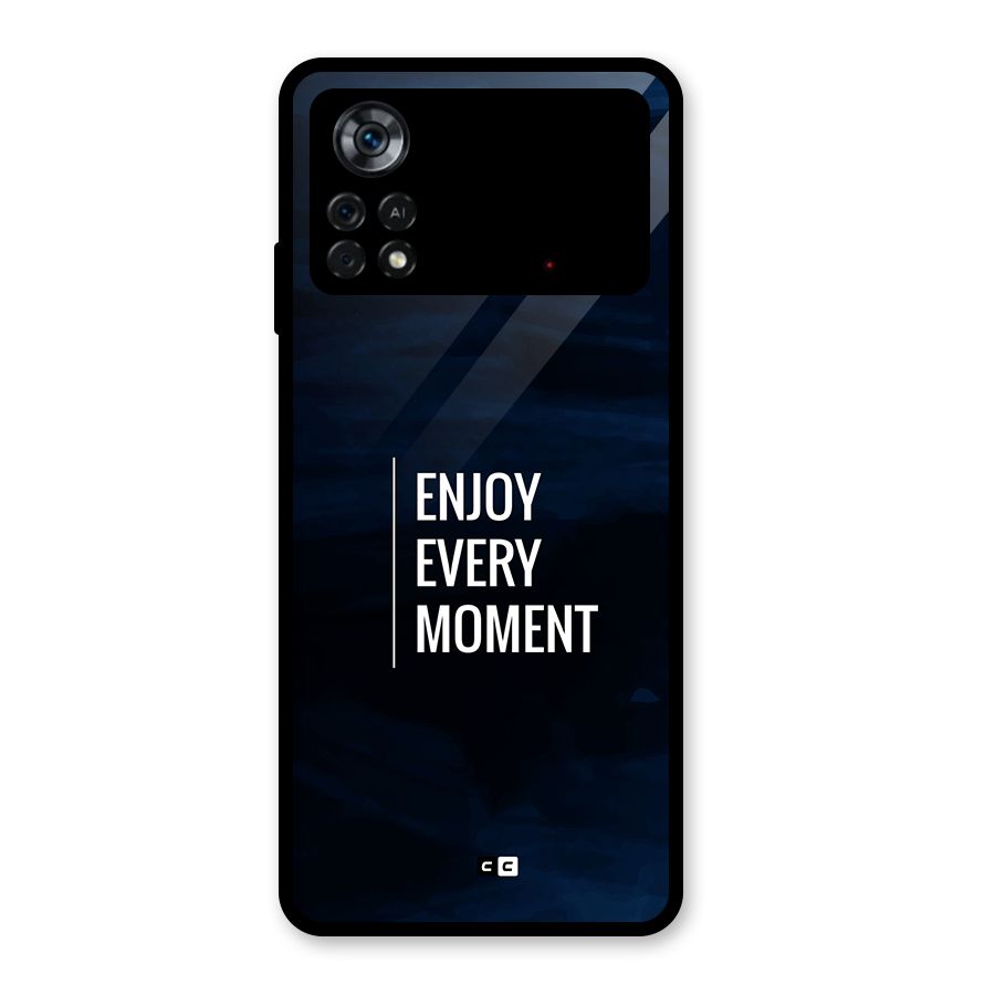 Enjoy Always Glass Back Case for Poco X4 Pro 5G