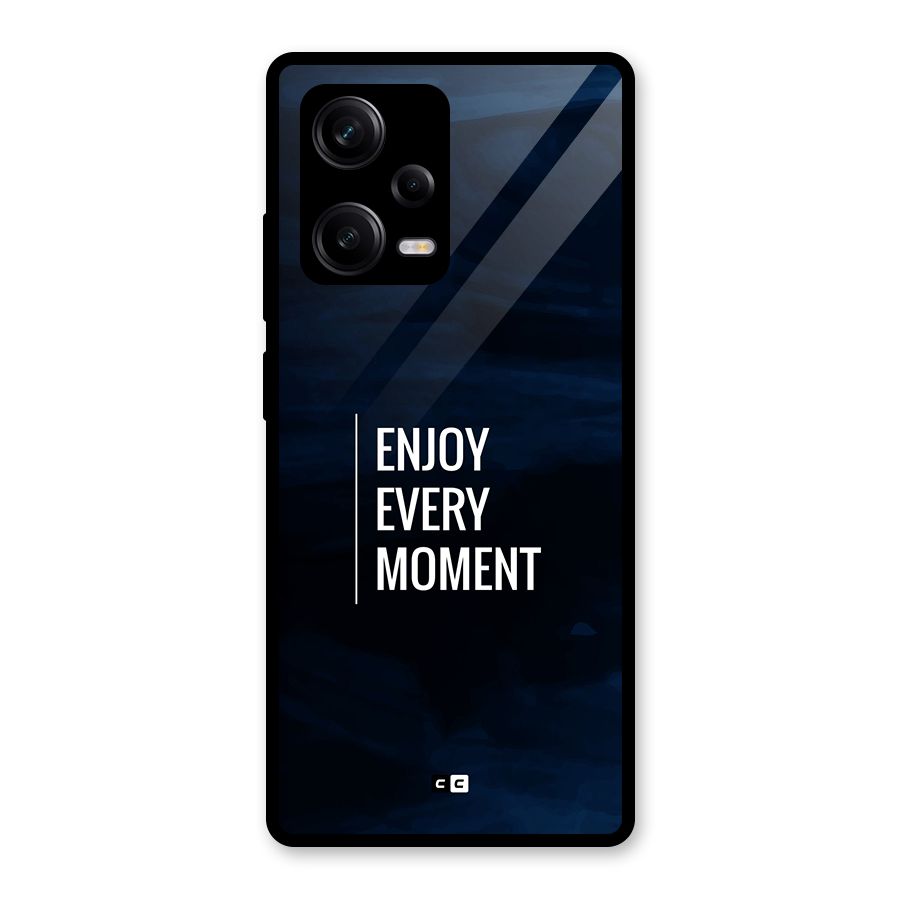 Enjoy Always Glass Back Case for Redmi Note 12 Pro