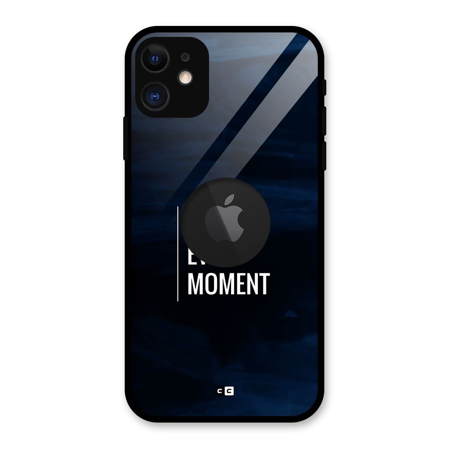 Enjoy Always Glass Back Case for iPhone 11 Logo Cut