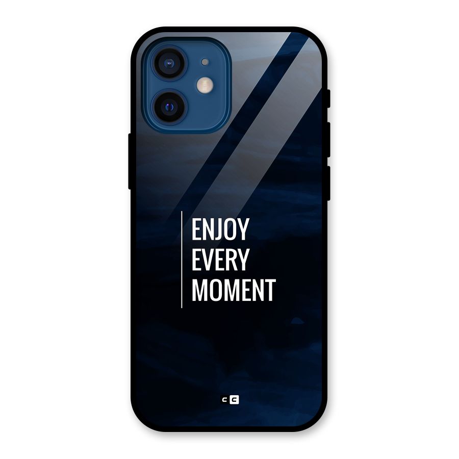 Enjoy Always Glass Back Case for iPhone 12 Mini