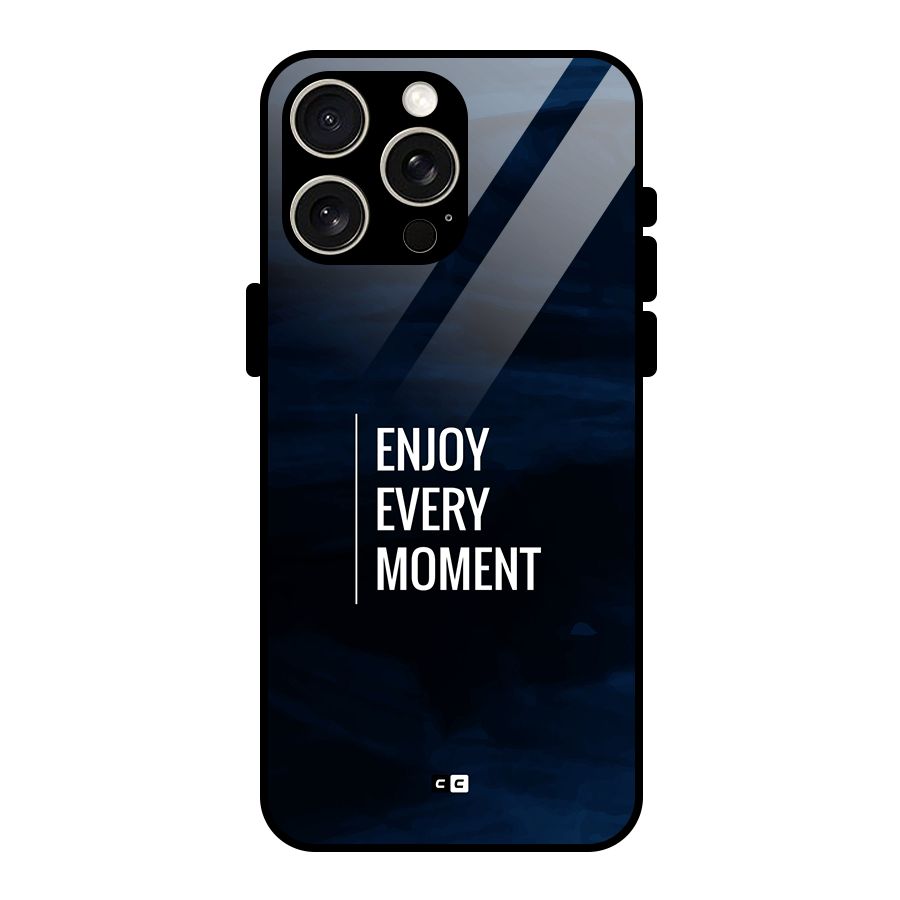 Enjoy Always Glass Back Case for iPhone 15 Pro Max