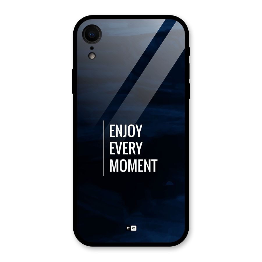 Enjoy Always Glass Back Case for iPhone XR