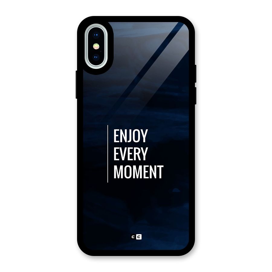 Enjoy Always Glass Back Case for iPhone XS