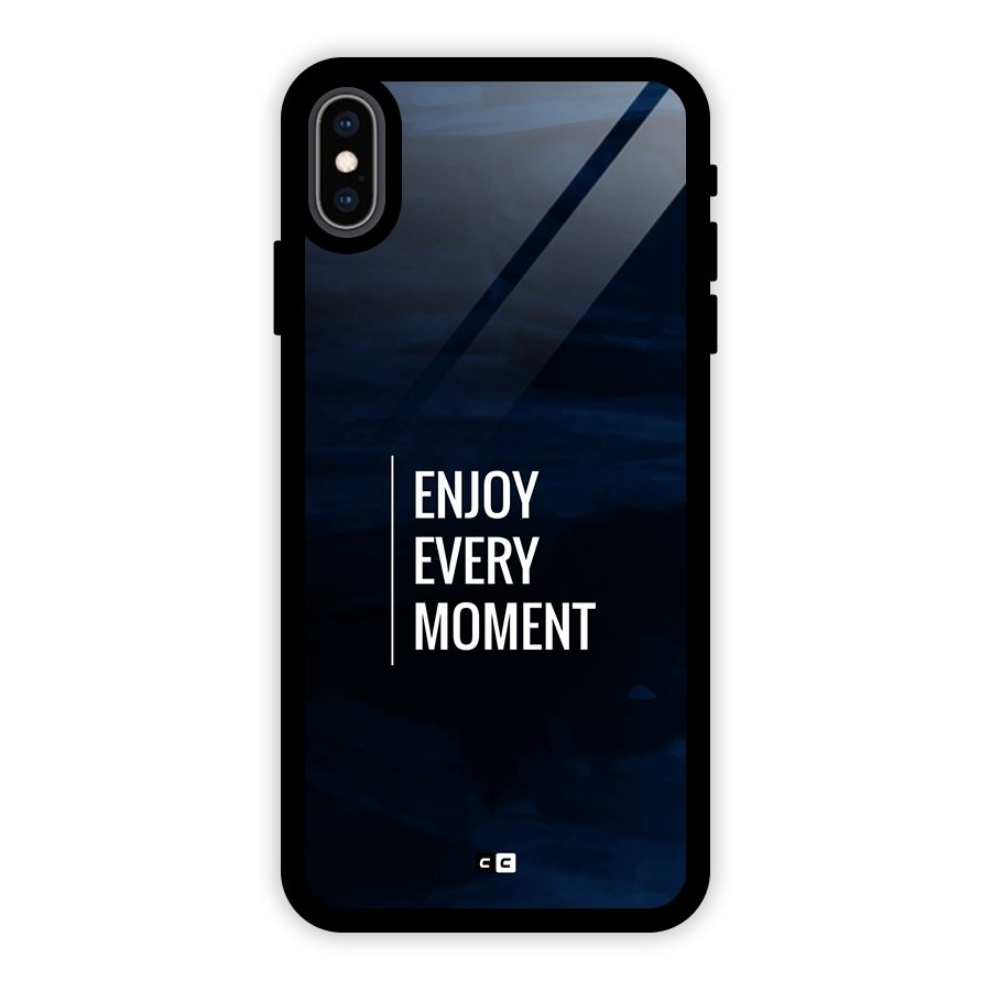 Enjoy Always Glass Back Case for iPhone XS Max