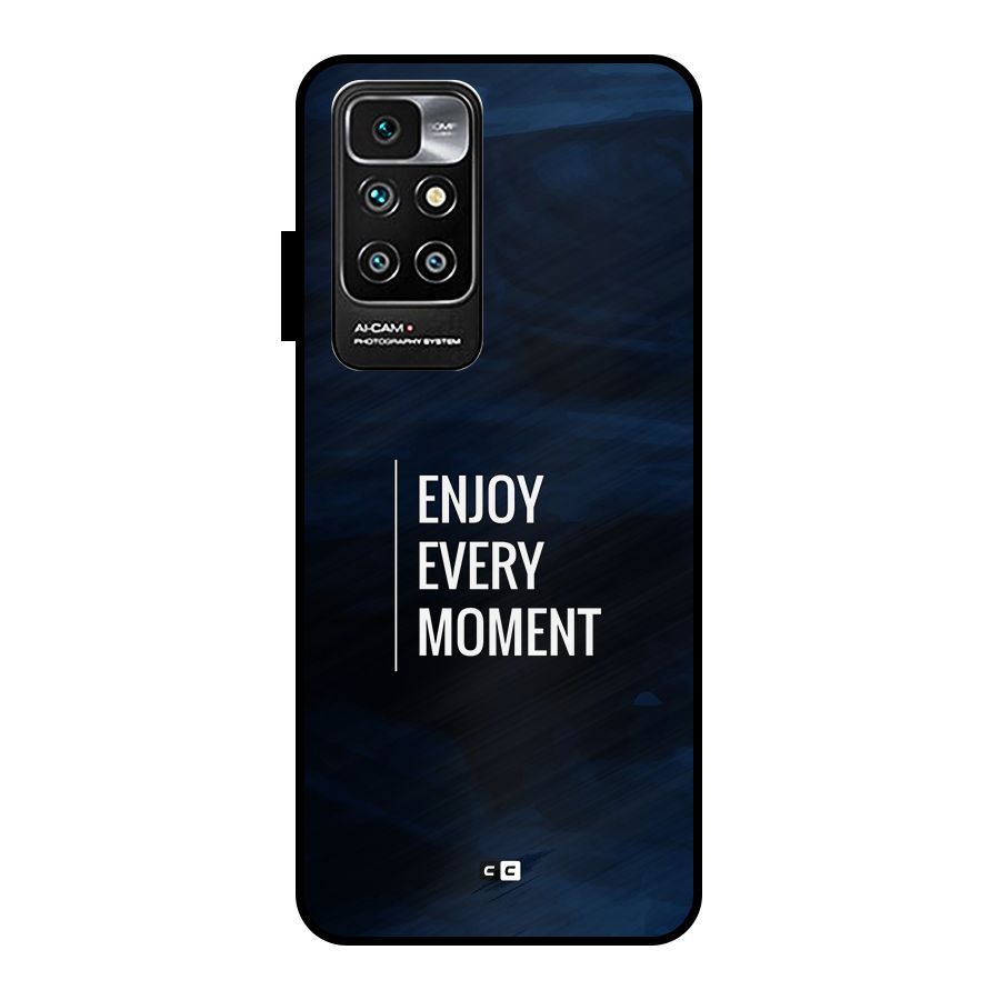 Enjoy Always Metal Back Case for Redmi 10 Prime