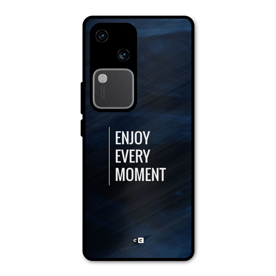 Enjoy Always Metal Back Case for Vivo V30 Pro