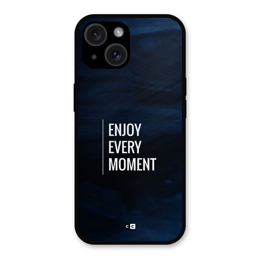Enjoy Always Metal Back Case for iPhone 15