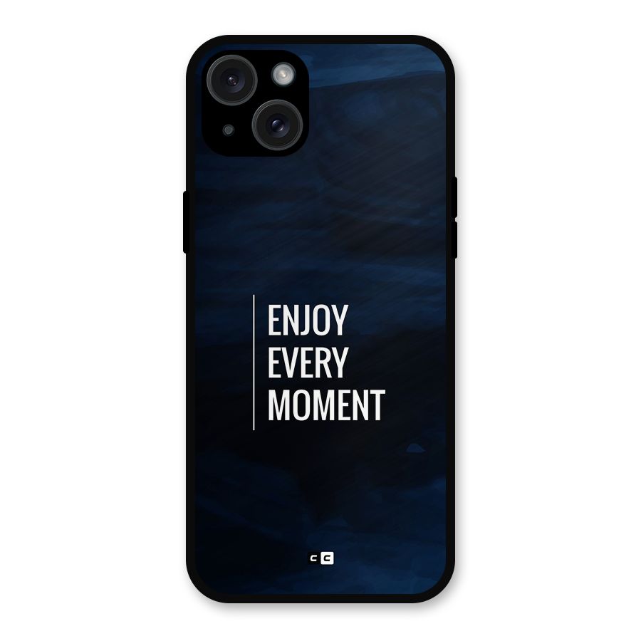 Enjoy Always Metal Back Case for iPhone 15 Plus