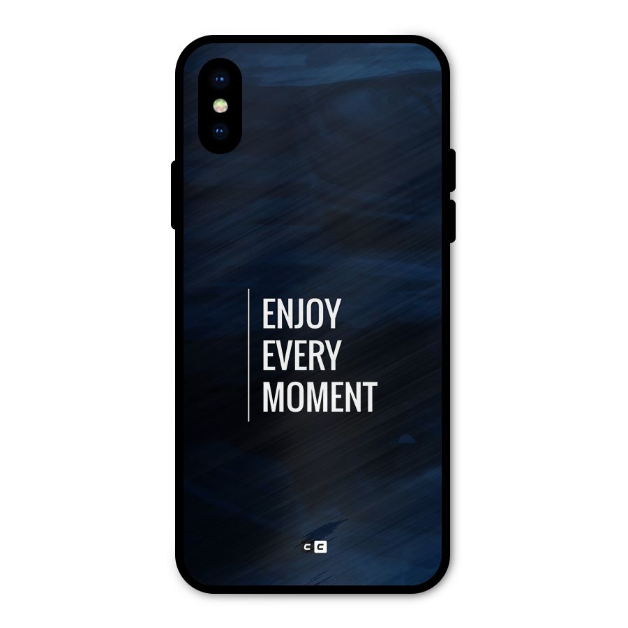 Enjoy Always Metal Back Case for iPhone X