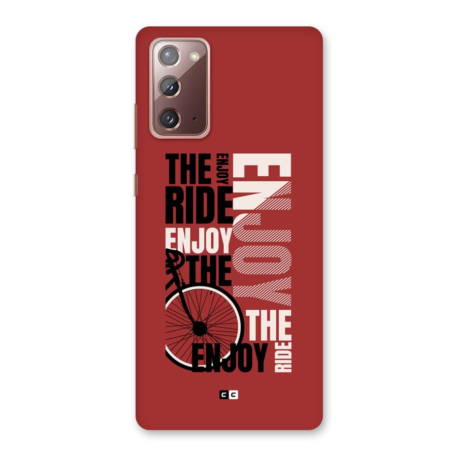 Enjoy The Ride Back Case for Galaxy Note 20