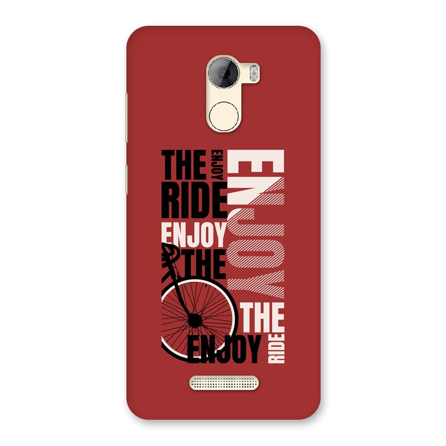 Enjoy The Ride Back Case for Gionee A1 LIte