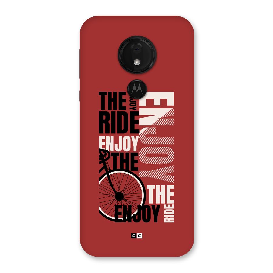 Enjoy The Ride Back Case for Moto G7 Power