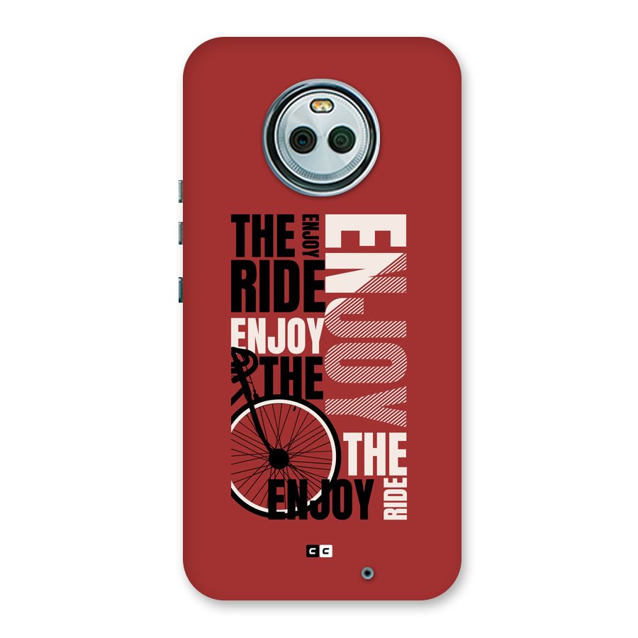 Enjoy The Ride Back Case for Moto X4