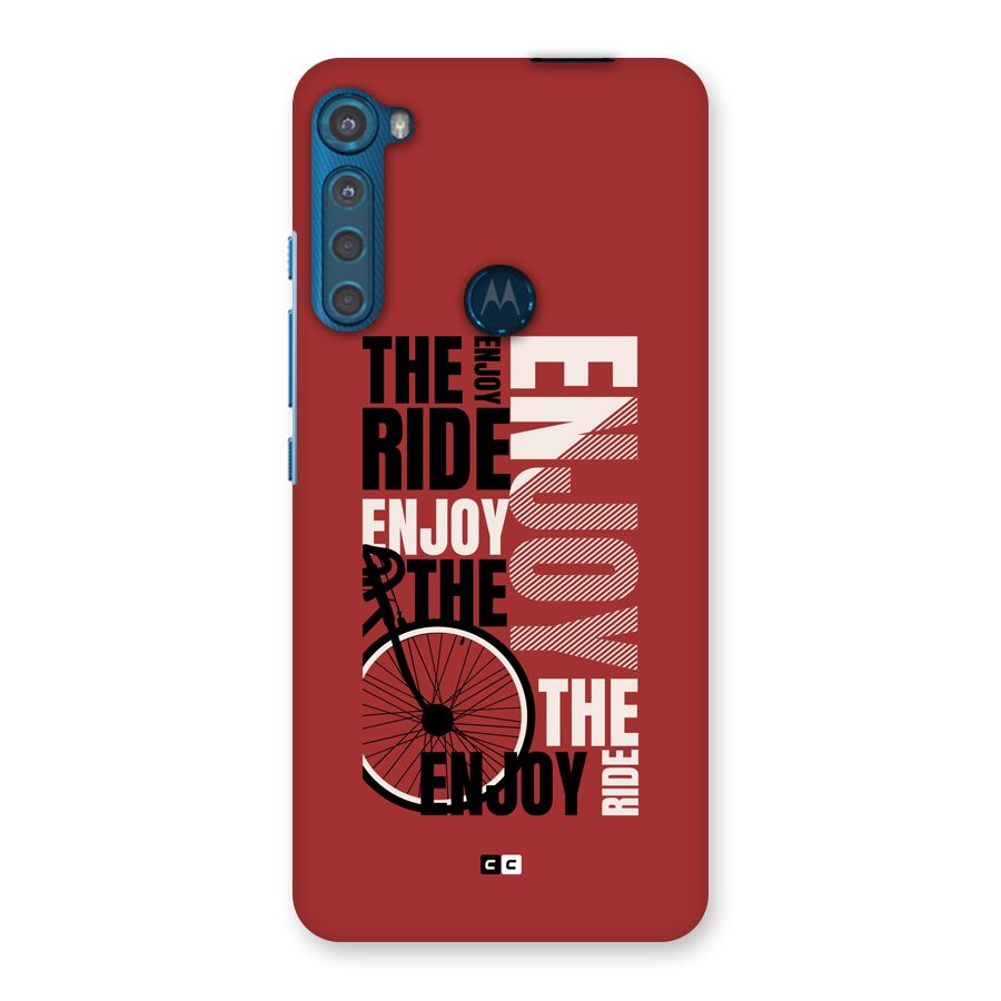 Enjoy The Ride Back Case for Motorola One Fusion Plus