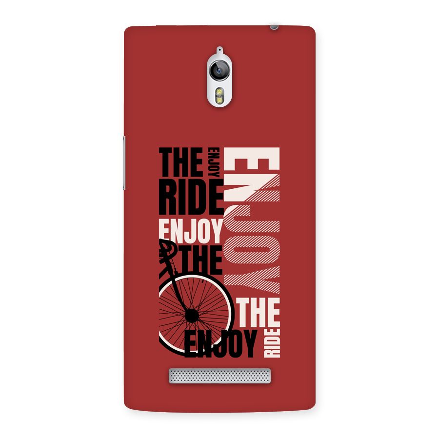 Enjoy The Ride Back Case for Oppo Find 7