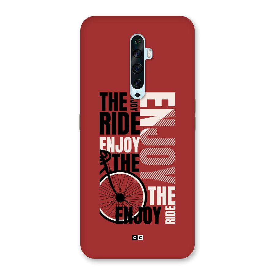 Enjoy The Ride Back Case for Oppo Reno2 Z