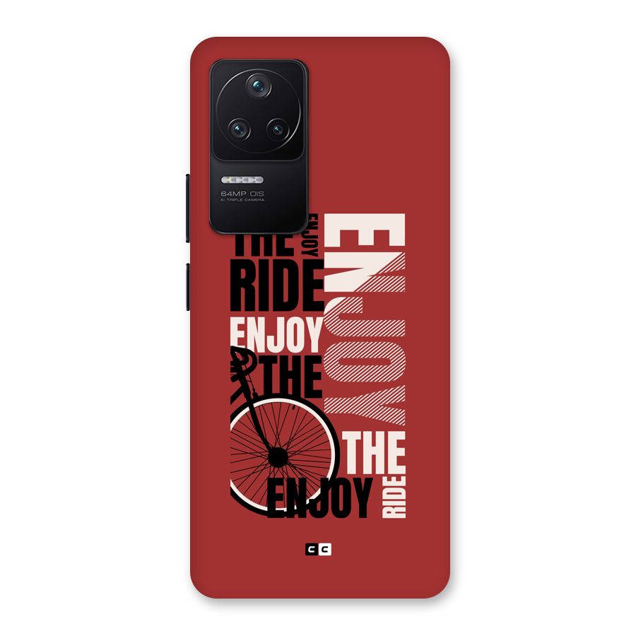 Enjoy The Ride Back Case for Poco F4 5G