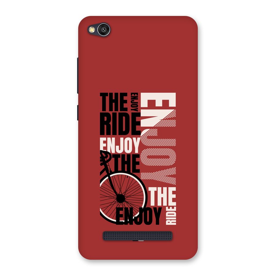 Enjoy The Ride Back Case for Redmi 4A