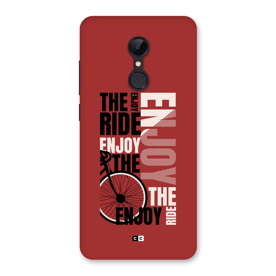 Enjoy The Ride Back Case for Redmi 5