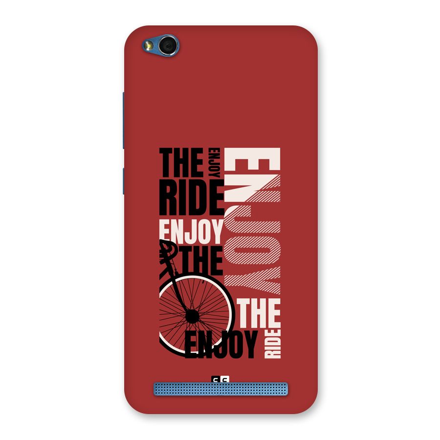 Enjoy The Ride Back Case for Redmi 5A