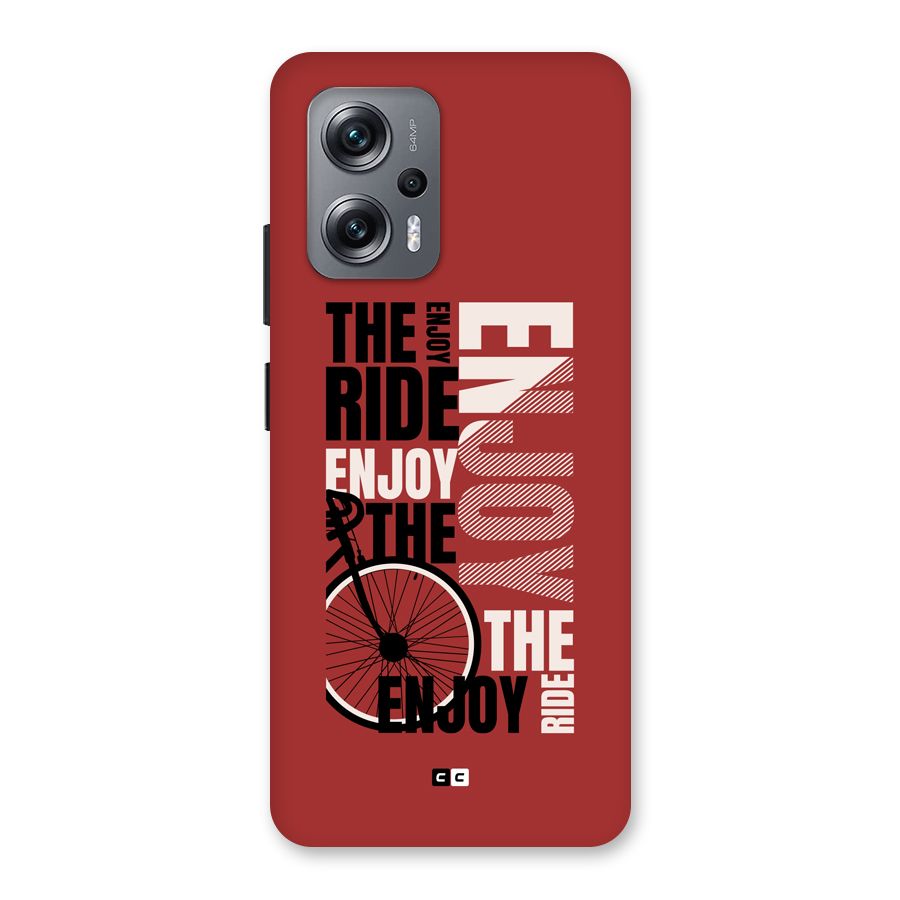 Enjoy The Ride Back Case for Redmi K50i
