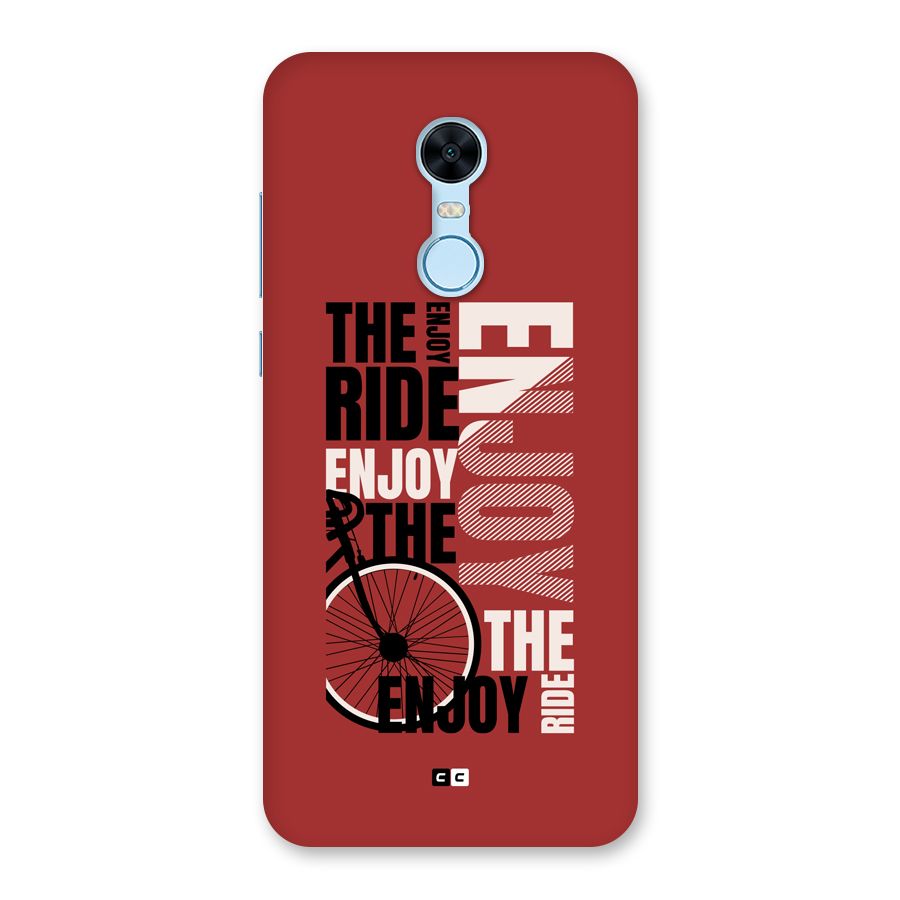 Enjoy The Ride Back Case for Redmi Note 5