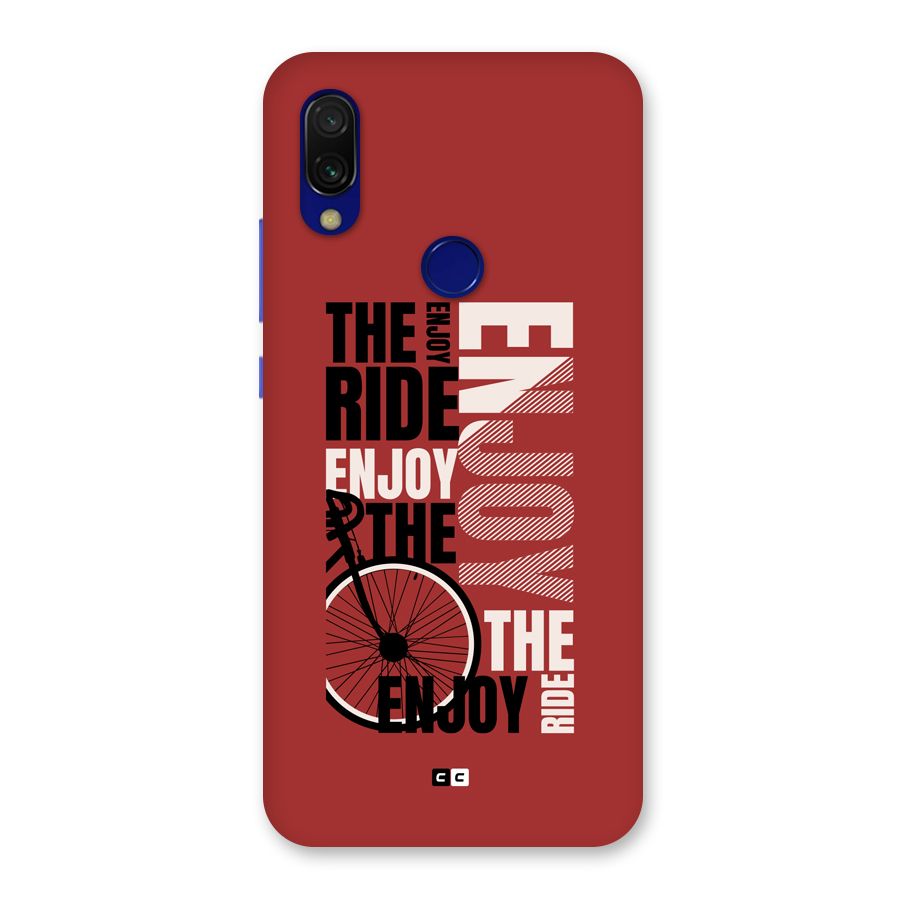 Enjoy The Ride Back Case for Redmi Y3