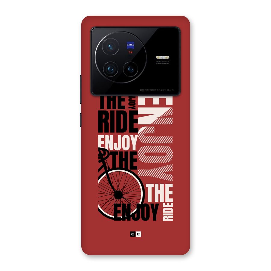 Enjoy The Ride Back Case for Vivo X80