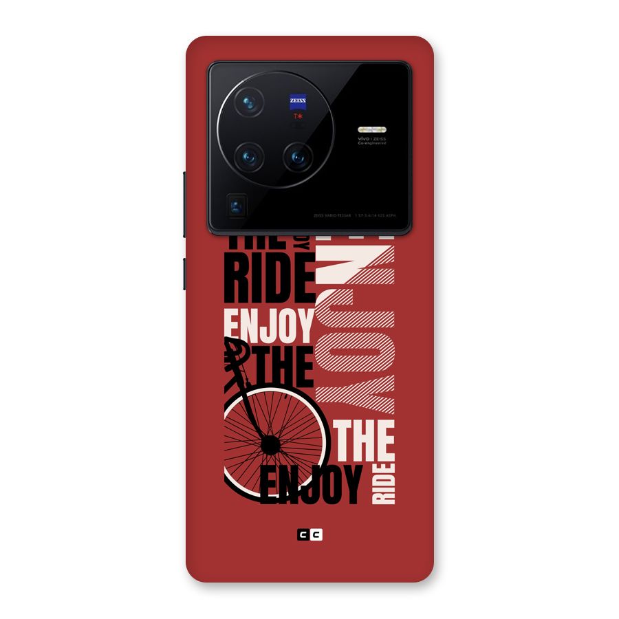Enjoy The Ride Back Case for Vivo X80 Pro