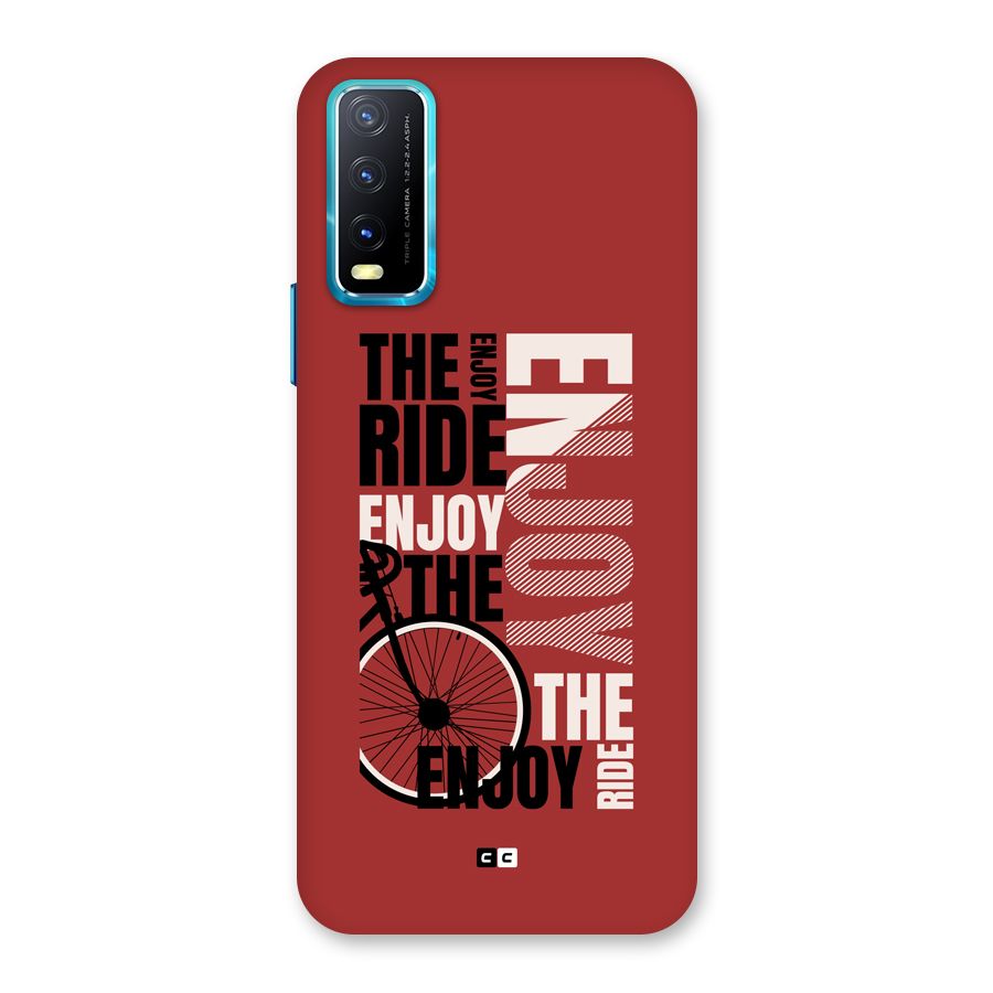 Enjoy The Ride Back Case for Vivo Y20A