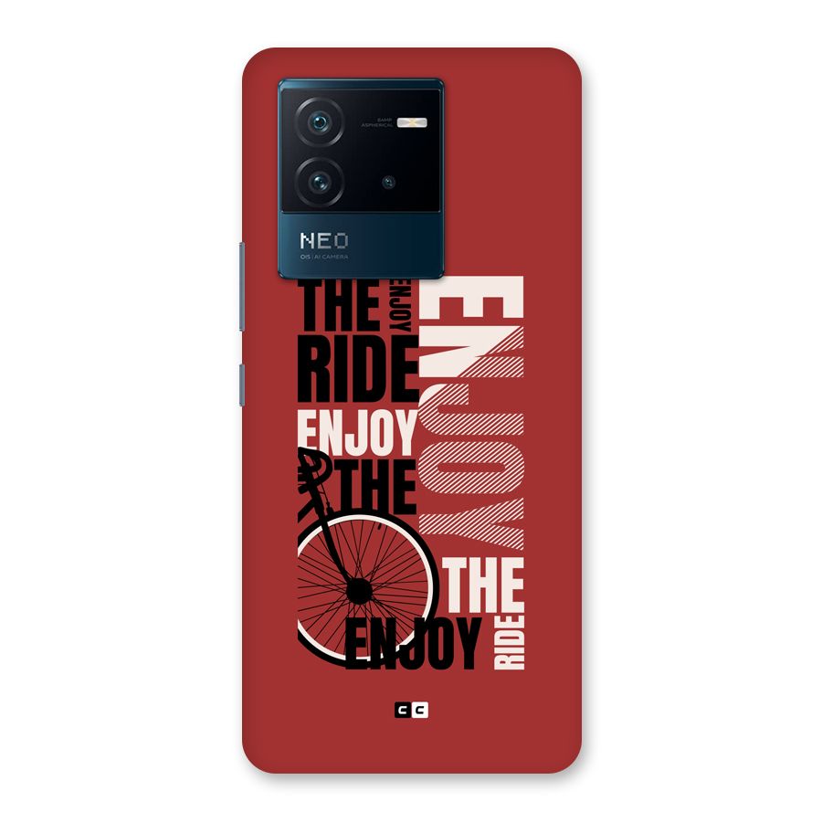 Enjoy The Ride Back Case for Vivo iQOO Neo 6 5G