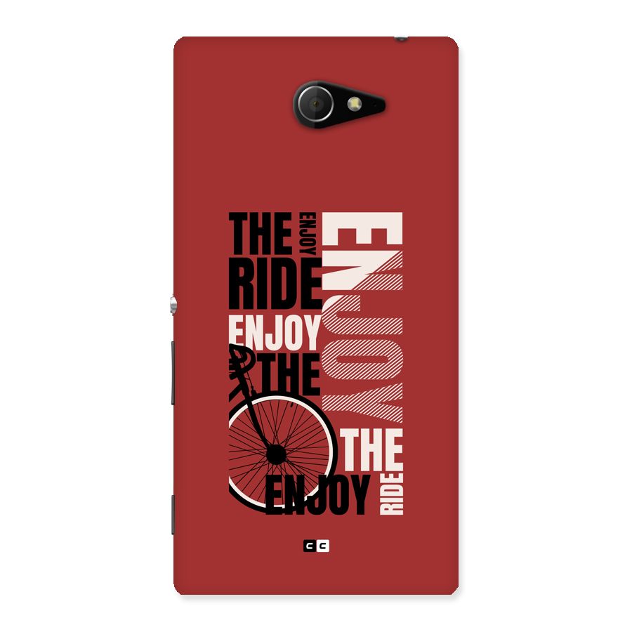 Enjoy The Ride Back Case for Xperia M2