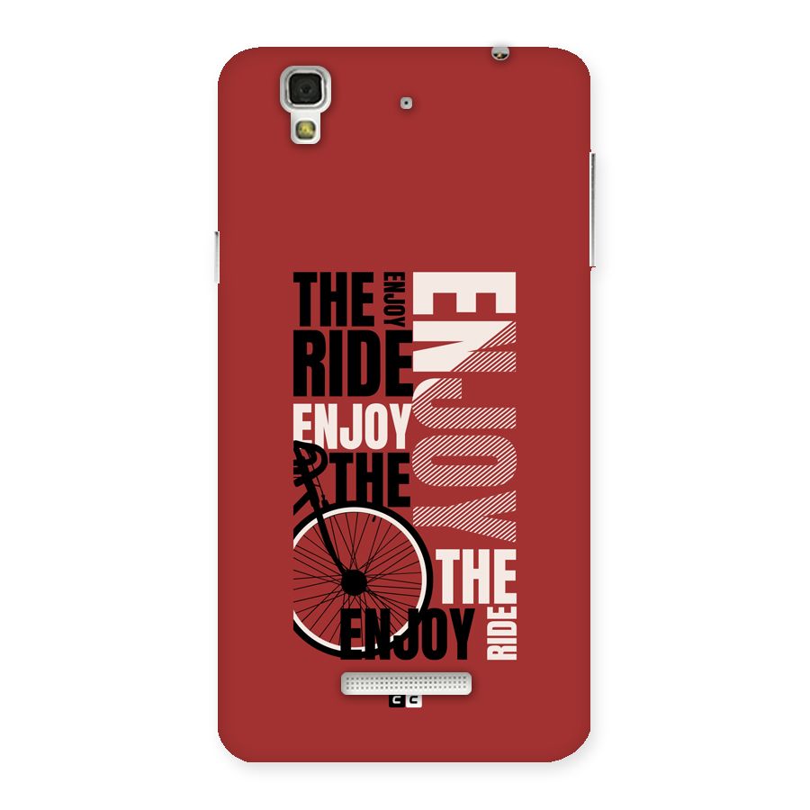 Enjoy The Ride Back Case for Yureka