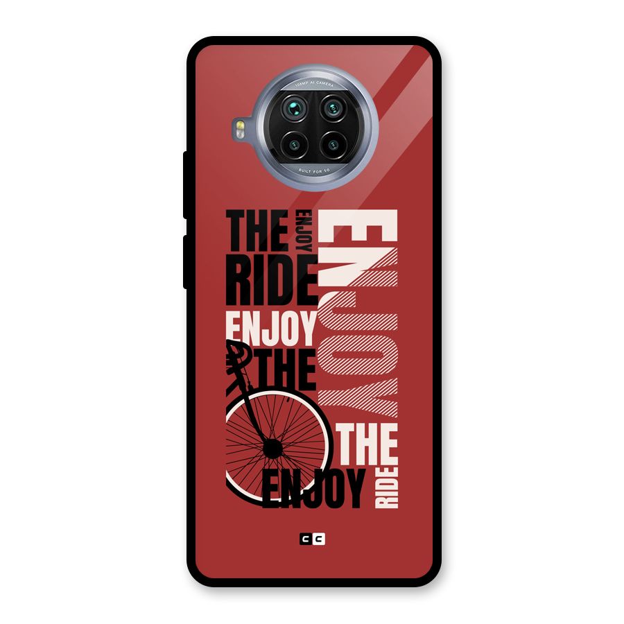 Enjoy The Ride Glass Back Case for Mi 10i