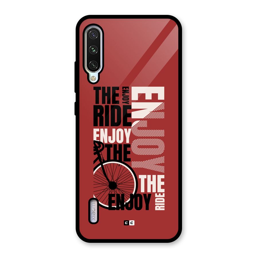 Enjoy The Ride Glass Back Case for Mi A3