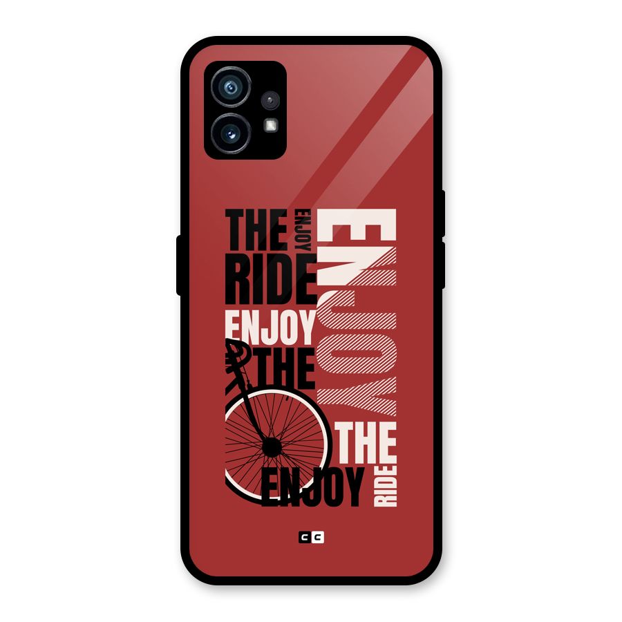 Enjoy The Ride Glass Back Case for Nothing Phone 1