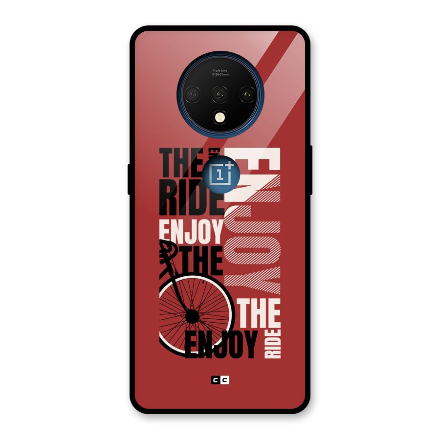 Enjoy The Ride Glass Back Case for OnePlus 7T
