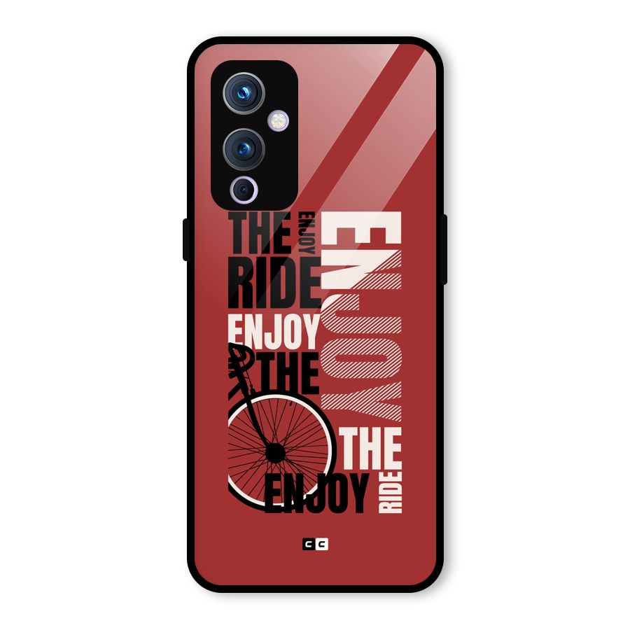 Enjoy The Ride Glass Back Case for OnePlus 9