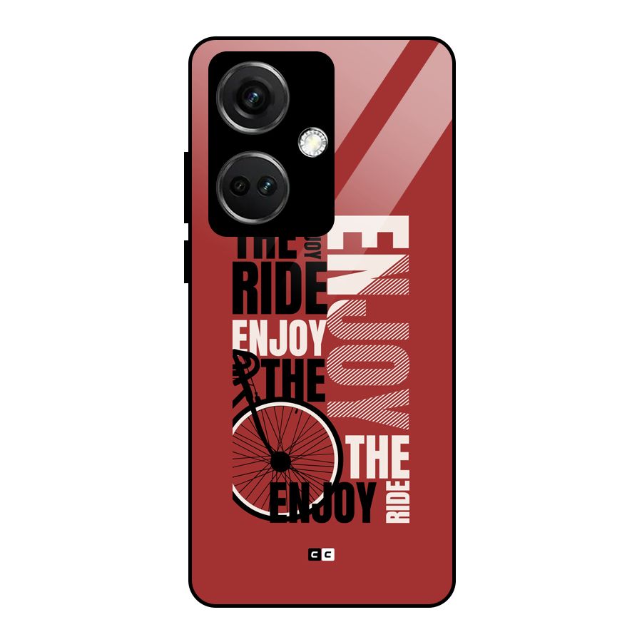 Enjoy The Ride Glass Back Case for OnePlus Nord CE 3 5G