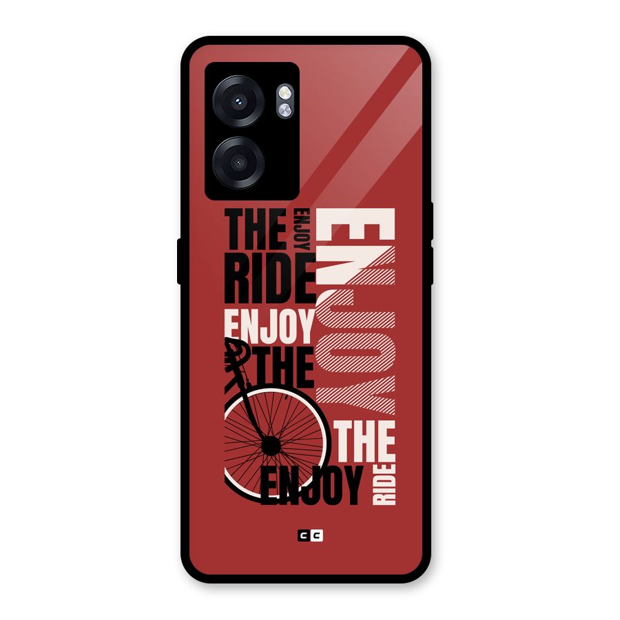 Enjoy The Ride Glass Back Case for Oppo K10 (5G)