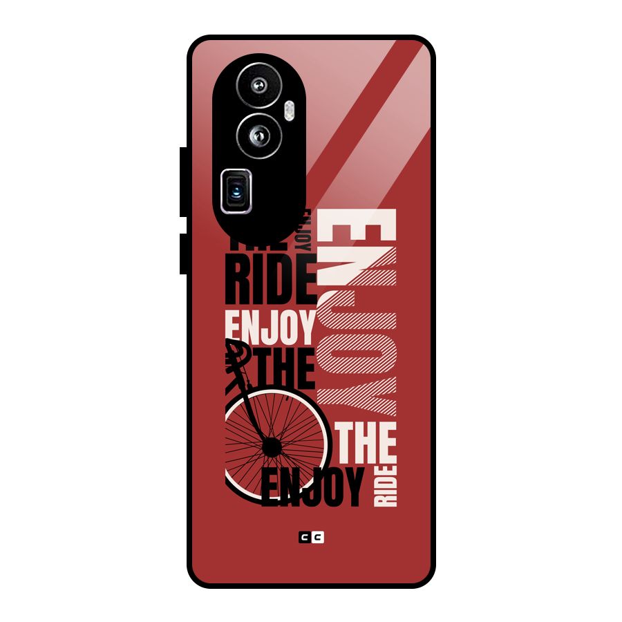 Enjoy The Ride Glass Back Case for Oppo Reno10 Pro Plus