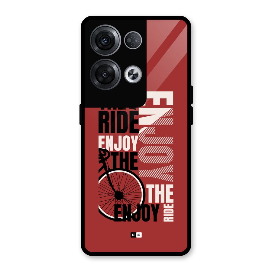 Enjoy The Ride Glass Back Case for Oppo Reno8 Pro 5G