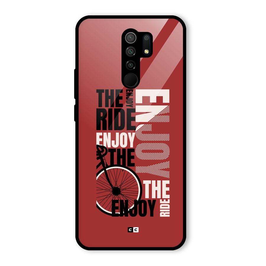 Enjoy The Ride Glass Back Case for Poco M2