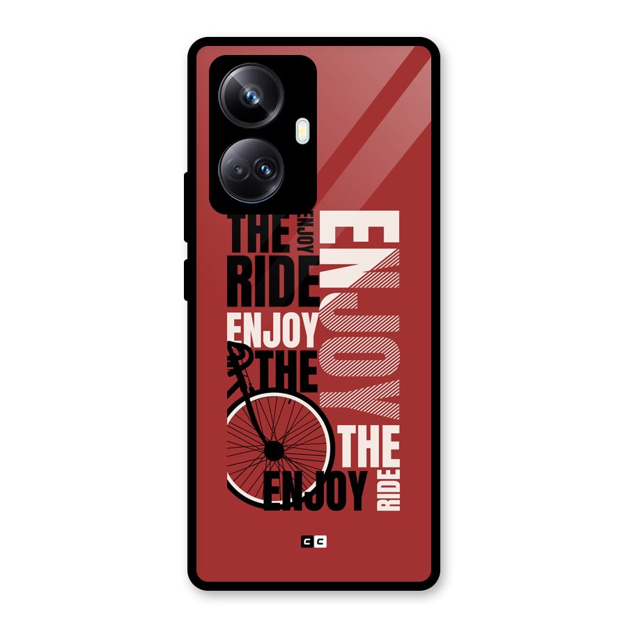 Enjoy The Ride Glass Back Case for Realme 10 Pro Plus