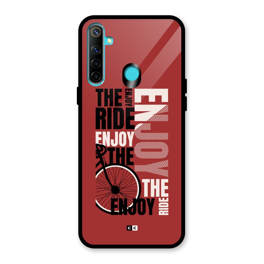 Enjoy The Ride Glass Back Case for Realme 5i