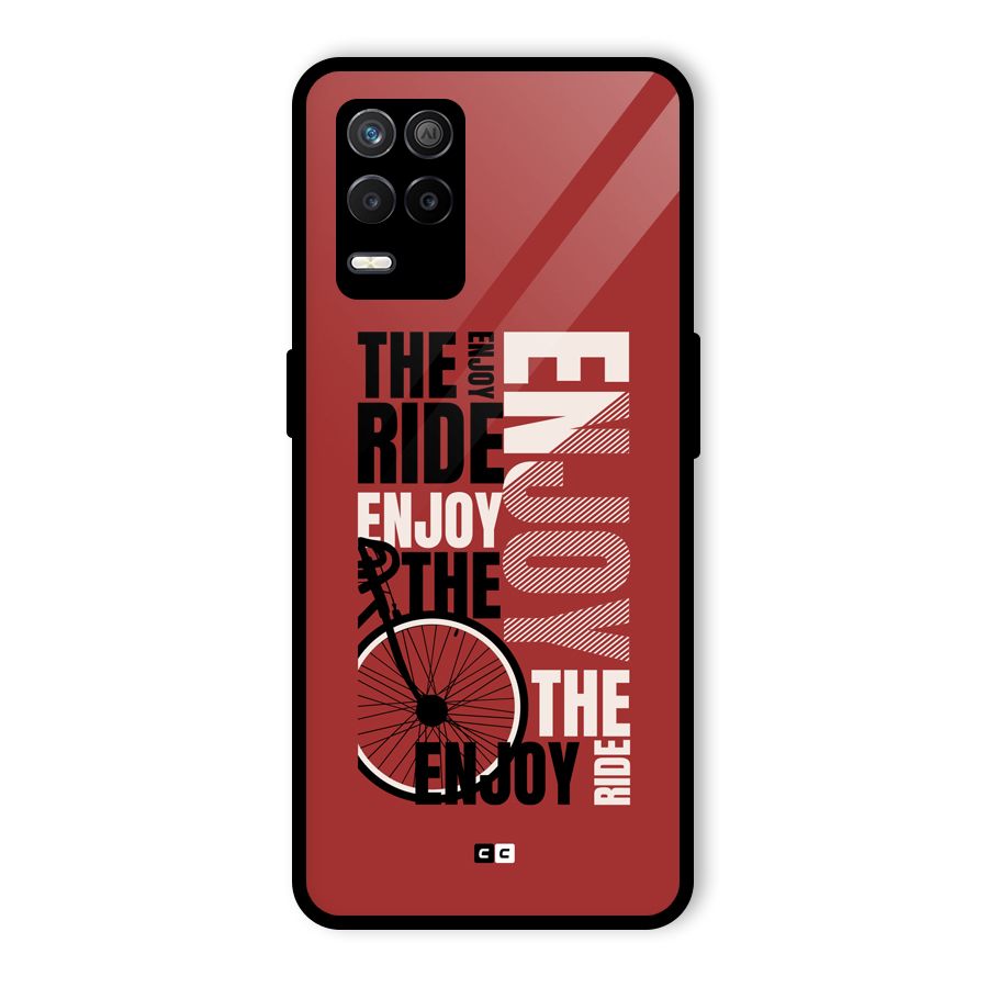 Enjoy The Ride Glass Back Case for Realme 8 5G